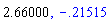 2.66, -.2151543339