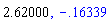 2.62, -.1633885522