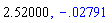 2.52, -0.2790877250e-1