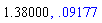 1.38, 0.9176974401e-1