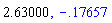 2.63, -.1765660349