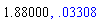 1.88, 0.3307659754e-1