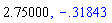 2.75, -.3184273102