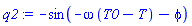 -sin(-omega*(T0-T)-phi)