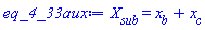 X__sub = x__b+x__c