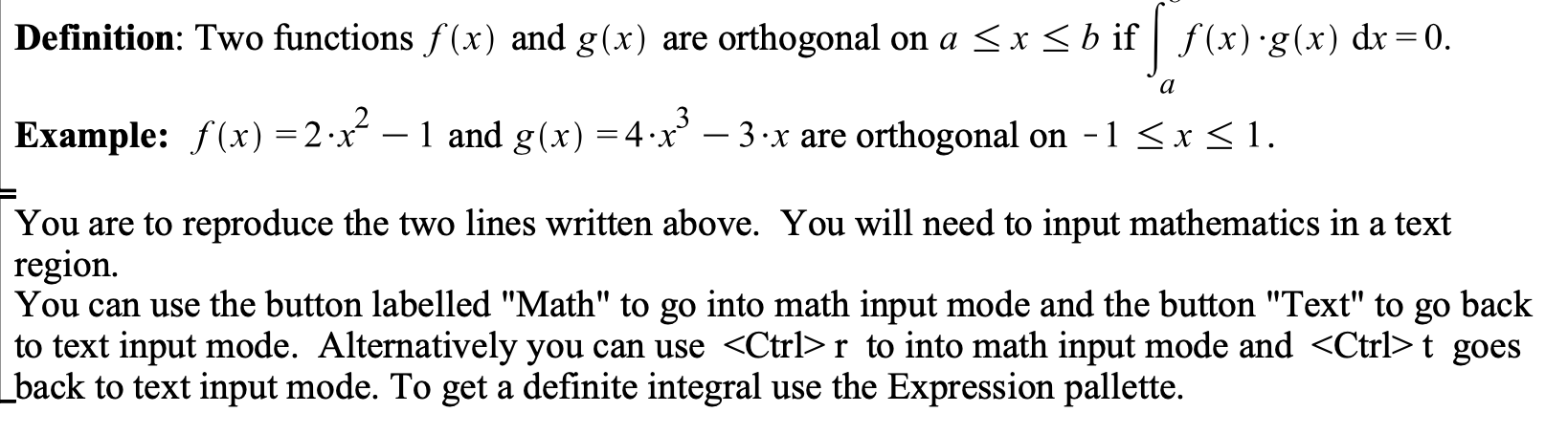 Maple Difference Between Text And 2d Input In Math Field Mapleprimes