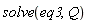 solve(eq3, Q)