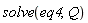 solve(eq4, Q)