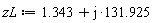 zL := 1.343+I*131.925