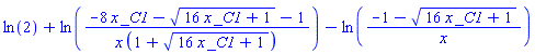 ln(2)+ln((-8*x*_C1-(16*_C1*x+1)^(1/2)-1)/(x*(1+(16*_C1*x+1)^(1/2))))-ln((-1-(16*_C1*x+1)^(1/2))/x)