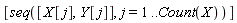 [seq([X[j], Y[j]], j = 1 .. Count(X))]