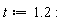 t := 1.2: