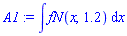int(fN(x, 1.2), x)