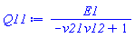 E1/(-v12*v21+1)