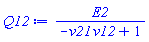 E2/(-v12*v21+1)