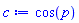 cos(p)
