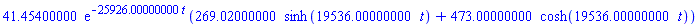 41.454*exp(-25926.*t)*(269.02*sinh(19536.*t)+473.*cosh(19536.*t))