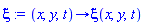 proc (x, y, t) options operator, arrow; xi(x, y, t) end proc