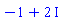 -1+2*I