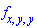 diff(diff(diff(f(x, y), x), y), y)