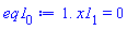 eq1[0] := 1.*x1[1] = 0