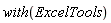 with(ExcelTools)