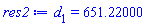 d[1] = 651.22