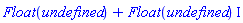 Float(undefined)+Float(undefined)*I