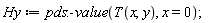 Hy := pds:-value(T(x, y), x = 0);
