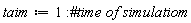 taim := 1