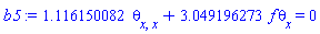 1.116150082*(diff(diff(theta(x), x), x))+3.049196273*f(x)*(diff(theta(x), x)) = 0