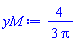 (4/3)/Pi