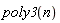 poly3(n)