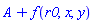 A+f(r0, x, y)