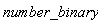 number_binary