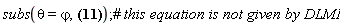 subs(theta = `&varphi;`, Delta(theta) = (1-k^2*sin(theta)^2)^(1/2))