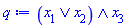 Logic:-`&and`(Logic:-`&or`(x[1], x[2]), x[3])
