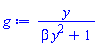 y/(beta*y^2+1)