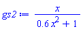 x/(.6*x^2+1)