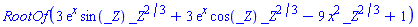 RootOf(3*exp(x)*sin(_Z)*_Z^(2/3)+3*exp(x)*cos(_Z)*_Z^(2/3)-9*x^2*_Z^(2/3)+1)