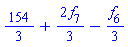 154/3+(2/3)*f[7]-(1/3)*f[6]