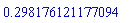HFloat(0.29817612117709397)