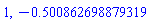 1, HFloat(-0.5008626988793192)