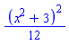 (1/12)*(x^2+3)^2