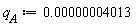 q__A := 0.4013e-7