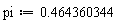 pi := .464360344
