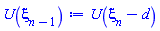 U(xi[n]-d)