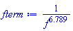 1/f^6.789