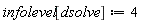 infolevel[dsolve] := 4