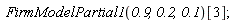 FirmModelPartial1(.9, .2, .1)[3]